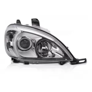 Right reflector headlight suitable for Mercedes ML W163 2001-2005 with chrome base