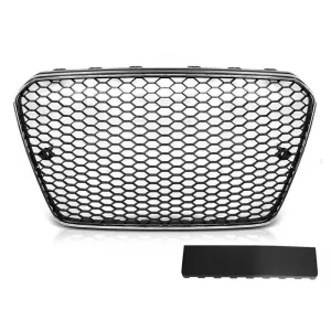 Chrome/black RS type grille suitable for Audi A5 2011-2016 for standard or S-line bumper