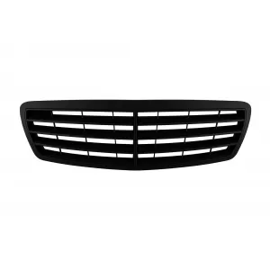 Black matte grille suitable for Mercedes E-Class W211 sedan, wagon 2002-2006