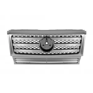 Chrome/gray grille with three beams suitable for Mercedes G-Class W463 1990-2018