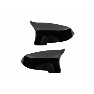 Black lacquer covers type M suitable for standard mirrors on BMW Series 5 F10, F11, Series 6 F06, F12, F13, Series 7 F01, F02 - ABBMMX6009544