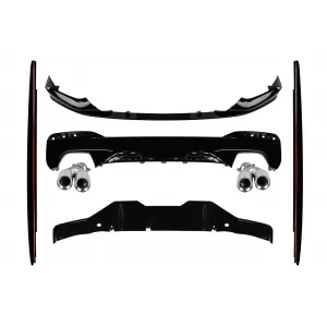 M Performance Design Design body kit and diffuser with M5 chrome exhaust tips suitable for BMW 5 Series G30 2017-2020