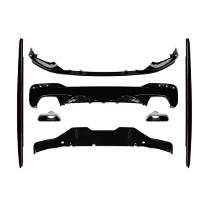 M Performance Design Design add-ons and diffuser with 530/540 chrome tips suitable for BMW 5 Series G30 2017-2020