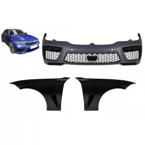 M8 tuning package suitable for BMW 3 Series G20 sedan, G31 touring after 2019 with PDC, without washers, without fog lights