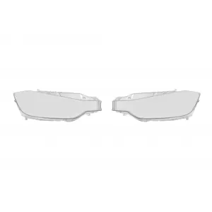 Headlight glass set suitable for BMW 3 Series F30 sedan, F31 touring 2012-2015, left and right - ABBMHL6009660