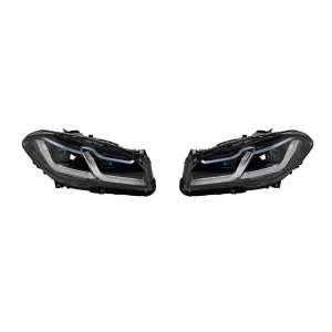 LED headlight set suitable for BMW 5 Series F10, F11 2014-2017 for models with factory xenon headlights, left and right