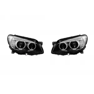 LCI type xenon headlight set suitable for BMW 7 Series F01, F02 2009-2012 for models with factory xenon headlights, left and right