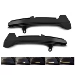 LED turn signals suitable for side mirrors of BMW 5 Series F10/F11 2013-2016, 5 Series GT F07 2013-2016, 6 Series F12/F13/F06 2014-2018, 7 Series F01 2012-2015 - ABBMML6009982