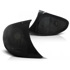 Tuning indicator set suitable for the headlight for BMW 3 Series E46 sedan/wagon 2001-2005 with black base left + right
