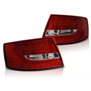 Tuning LED tail light kit suitable for Audi A6 C6 04.2004-2008 sedan, version without factory LED tail lights (6-pin connector), left and right