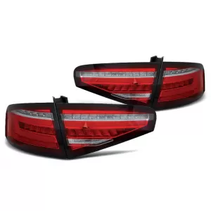 Tuning LED tail light kit suitable for Audi A4 sedan 2012-2015 red/white base, left and right