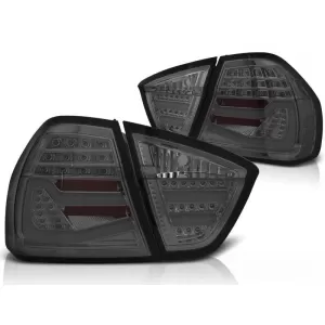 Tuning LED tail light set suitable for BMW 3 Series E90 03.2005-08.2008 smoked, left and right