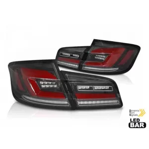 LED tuning tail light set suitable for BMW 5 Series F10 2010-2016, smoked, left and right