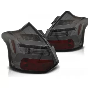 Tuning LED tail light kit suitable for Ford Focus III hatchback 2011-10.2014 smoked, left and right