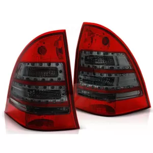 Tuning LED tail light set suitable for Mercedes C-Class W203 2000-2007 estate, left and right