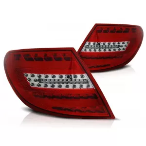 Tuning LED tail light set suitable for Mercedes C-Class W204 2007-2010 sedan, left and right