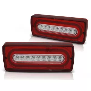 Tuning LED tail light kit suitable for Mercedes G-Class W463 1990-2018 red/white, left and right