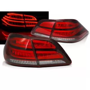 LED tail light set with red and white base suitable for Mercedes M-Class W166 2011-2015