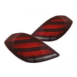 Tuning LED tail light set suitable for Mercedes S-Class W222 2014-2018, left and right