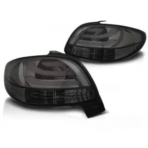 Tuning LED tail light set suitable for Peugeot 206 after 10.1998, smoked, left and right