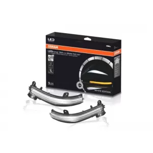 Osram chrome LED dynamic turn signals suitable for mirrors on BMW Series 1 F20, F21, Series 2 F22, F23, Series 3 F30, F31, GT F34, Series 4 F32, F33, F36, X1 E84, i3 - ABBMML6010304