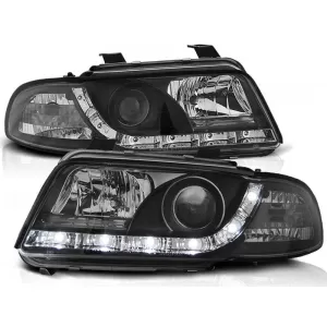 Tuning headlight set with LED lights suitable for Audi A4 B5 11.1994-12.1998 sedan/wagon, left and right