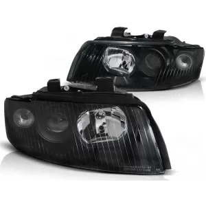 Tuning headlight set with lenses suitable for Audi A4 B6 10.2000-10.2004 sedan/wagon, left and right