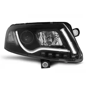 Tuning headlight set with real DRL lights suitable for Audi A6 C6 04.2004-2008 sedan/wagon, left and right