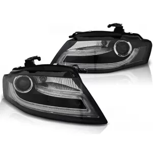 Tuning headlight kit with real DRL lights suitable for Audi A4 B8 04.2008-2011 sedan/wagon, left and right