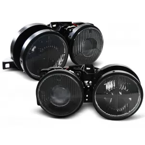 Tuning headlight set with lenses suitable for BMW 3 E30 11.1982-06.1994 sedan/coupe/cabriolet/estate, left and right