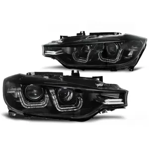 Tuning headlight set with genuine DRL lights suitable for BMW 3 F30/F31 10.2011, left and right - ABBMHX6010444