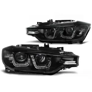 Tuning headlight kit with real DRL lights suitable for BMW 3 F30/F31 10.2011, left and right - ABBMHX6010445