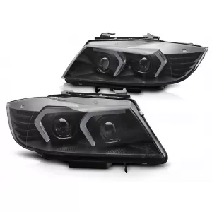 Xenon headlight kit suitable for BMW 3 Series E90 sedan, E91 touring LCI 2009-2011 with black base