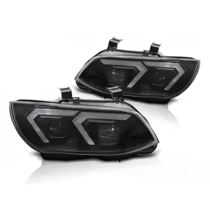 Xenon headlight kit suitable for BMW 3 Series E92 coupe, E93 convertible 2010-2013 with black base, for models with factory DRL lights, without AFS, left and right