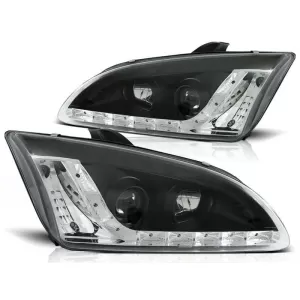 Tuning headlight set with LED lights suitable for Ford FOCUS MK2 09.2004-01.2008, left and right