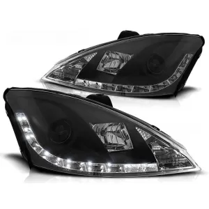 Tuning headlight set with LED lights suitable for Ford FOCUS MK1 11.2001-10.2004, left and right
