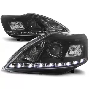 Tuning headlight set with LED lights suitable for Ford FOCUS MK2 02.2008-2010, left and right