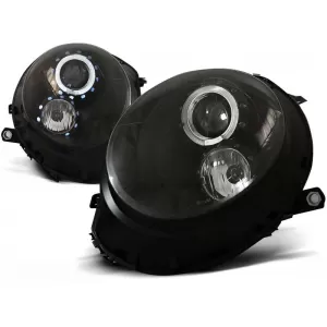 Tuning headlight kit with angel eyes suitable for MINI COOPER R55/R56/R57 2006-2014, left and right