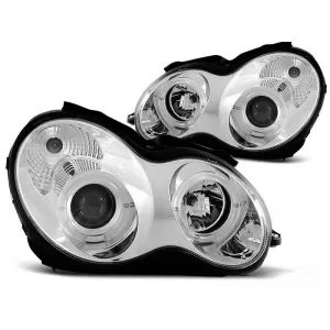 Tuning headlight set suitable for MERCEDES W203 C-CLASS 07.2000-03.2004, left and right