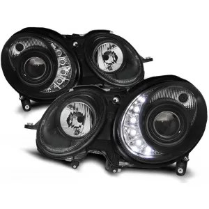 Tuning headlight set suitable for MERCEDES W211 E-CLASS 03.2002-04.2006, left and right