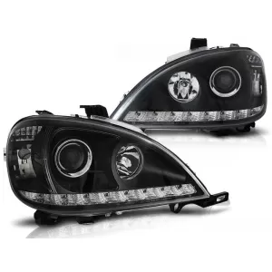 Tuning headlight set suitable for MERCEDES W163 ML CLASS 09.2001-2005, left and right