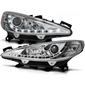 Tuning headlight set suitable for PEUGEOT 207 05.2006-06.2009, left and right