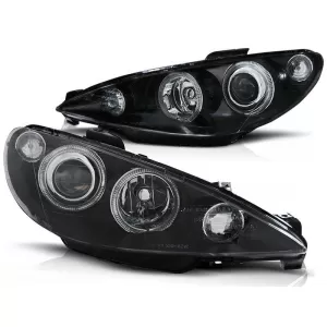 Tuning headlight set suitable for PEUGEOT 206 after 2002, left and right
