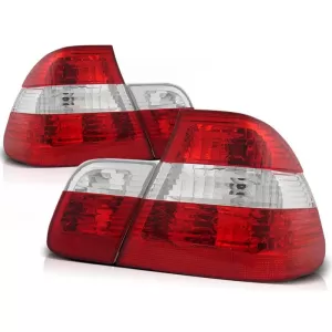Tuning tail light set suitable for BMW E46 05.1998-08.2001 sedan with red and white base, left and right