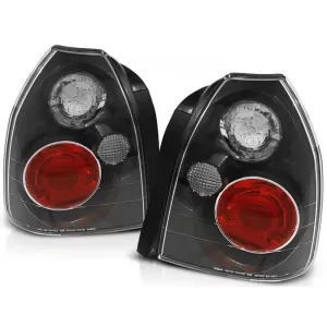 Tuning tail light set suitable for Honda CIVIC 09.1995-02.2001 3 doors with black base, left and right