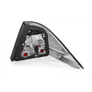 Tuning tail light set suitable for Mercedes S-Class W220 1998-2005 with red and white base, left and right