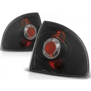 Tuning tail light set suitable for Opel ASTRA F 09.1991-08.1997 sedan, convertible with black base, left and right