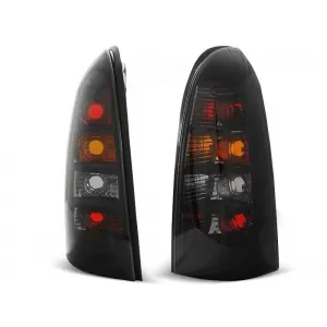 Tuning tail light set suitable for Opel ASTRA G 09.1997-02.2004 estate with black base, left and right