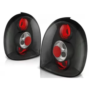 Tuning tail light set suitable for Opel CORSA B 02.1993-10.2000 3 doors with black base, left and right