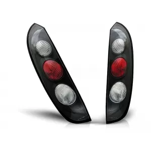 Tuning tail light set suitable for Opel CORSA C 11.2000-09.2006 3/5 doors, hatchback with black base, left and right